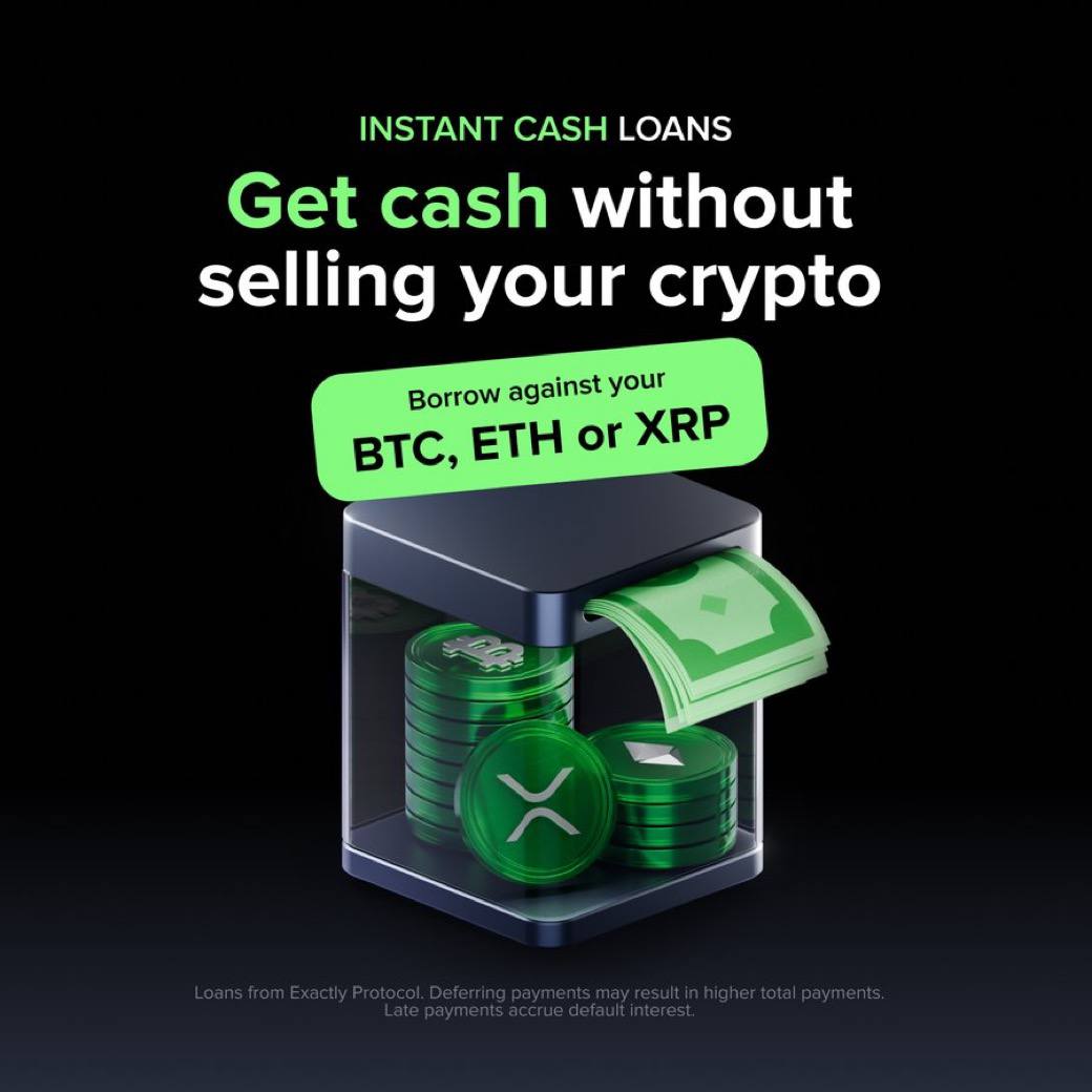 Get cash without selling your crypto